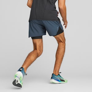 Run 2-in-1 5" Running Shorts Men, Dark Night-PUMA Black